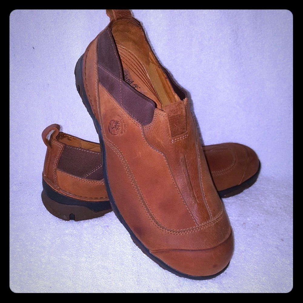 Timberland Pull On Leather Shoes